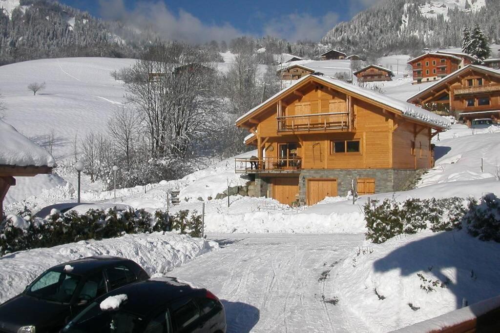 A4 Km De Megeve Tres Joli Studio Avec Jacuzzi ,Vue Sur Les Montagnes Au Calme Пра-сюр-Арлі Екстер'єр фото
