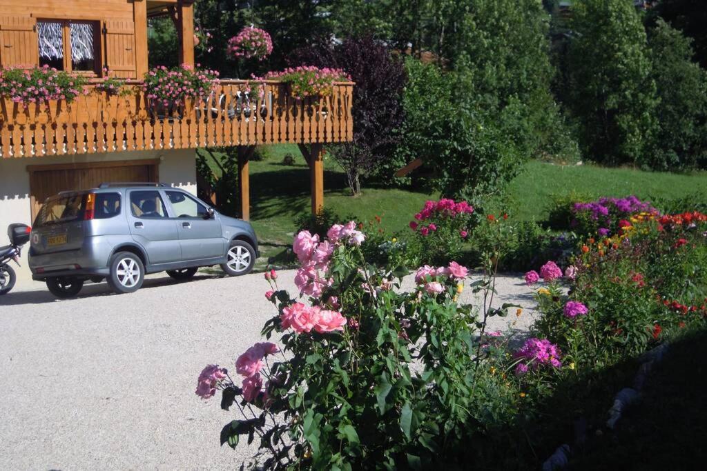 A4 Km De Megeve Tres Joli Studio Avec Jacuzzi ,Vue Sur Les Montagnes Au Calme Пра-сюр-Арлі Екстер'єр фото