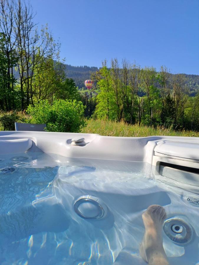 A4 Km De Megeve Tres Joli Studio Avec Jacuzzi ,Vue Sur Les Montagnes Au Calme Пра-сюр-Арлі Екстер'єр фото