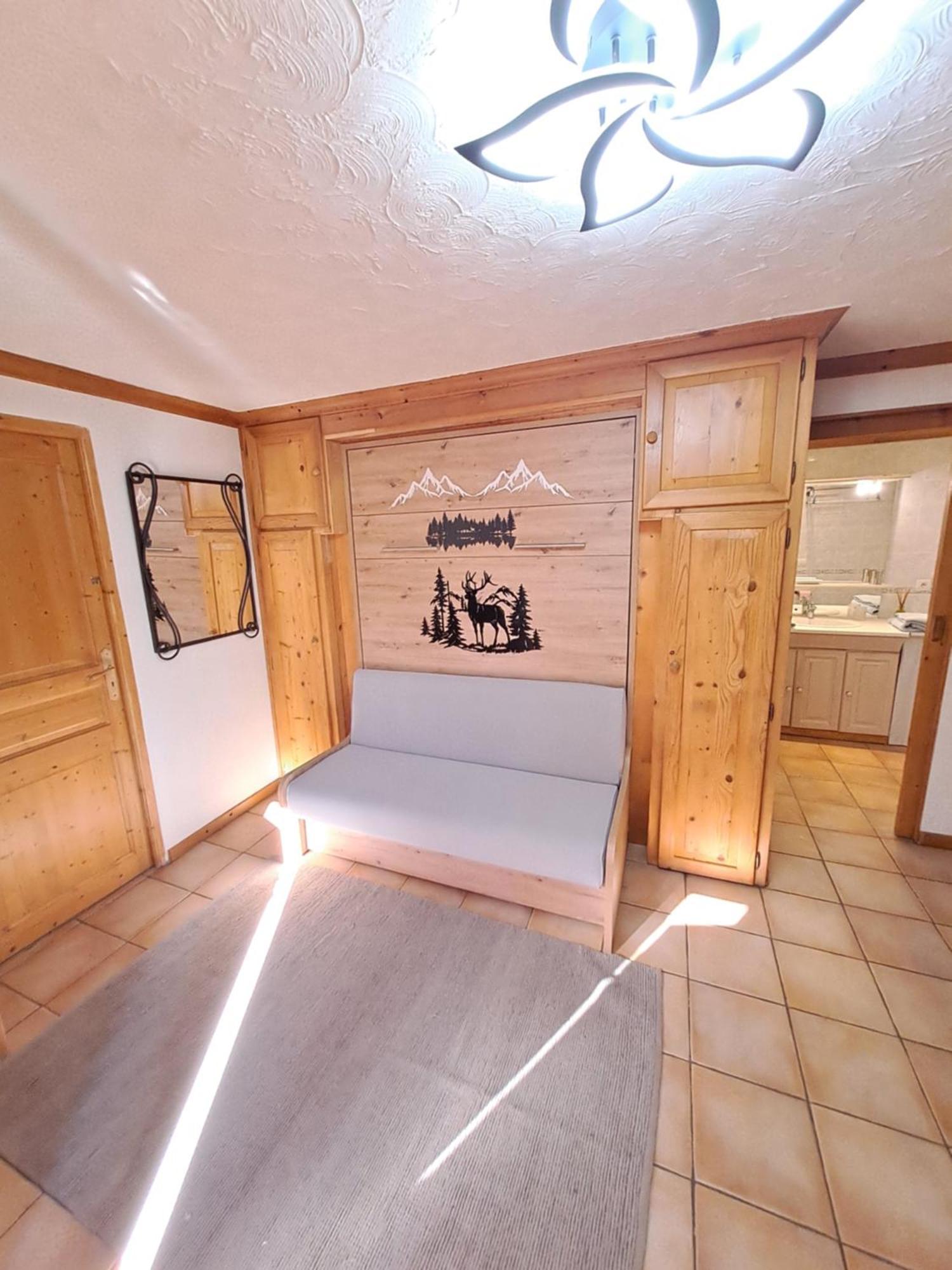 A4 Km De Megeve Tres Joli Studio Avec Jacuzzi ,Vue Sur Les Montagnes Au Calme Пра-сюр-Арлі Екстер'єр фото